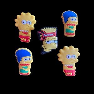 🆕Simpson Theme: Jibbitz Shoe Charms (5)